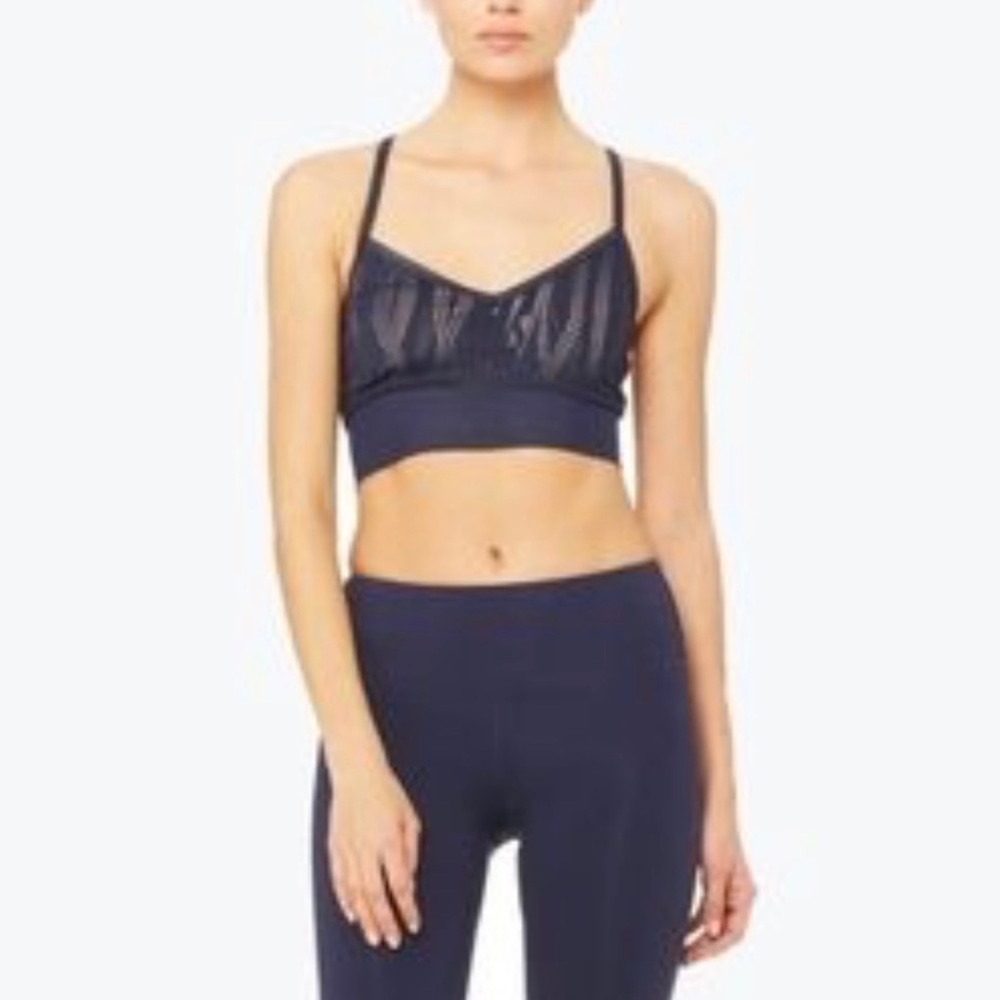ALO Sports Bra | Navy Blue | Size Small | Like New